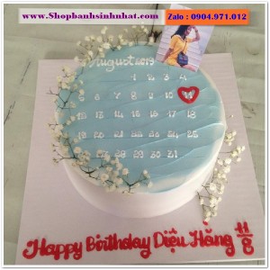 Bánh Sinh Nhật Cuốn Lịch - CL73